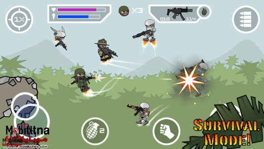 تحميل لعبة مينى ميلشيا Mini Militia - Doodle Army 2‏ للاندرويد والايفون مجانا برابط مباشر