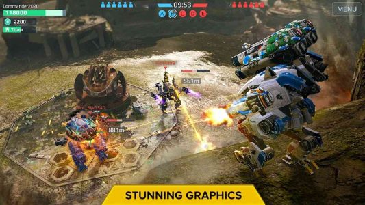 تحميل لعبة حرب الروبوتات 2023 war robots 6v6 tactical multiplayer للكمبيوتر والموبايل مجانا برابط مباشر