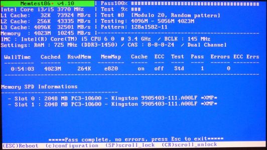 تحميل برنامج Memtest86 لأختبار وفحص رامات الكمبيوتر مجانا برابط مباشر