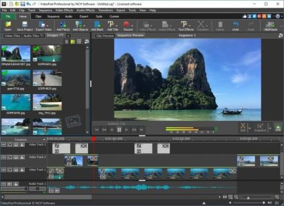 تحميل برنامج VideoPad Video Editor 2023 لتحرير الفيديو وعمل مونتاج فيديو للكمبيوتر مجانا برابط مباشر