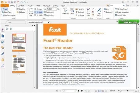 تحميل برنامج فوكست ريدر Foxit Reader 2023 لقراءة وتعديل ملفات بي دي اف pdf للكمبيوتر مجانا