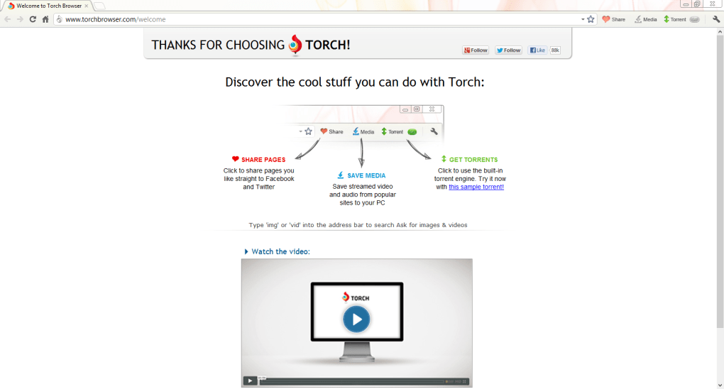 تحميل متصفح تورش براوزر Torch Browser 2023 للكمبيوتر عربي مجاناً برابط مباشر