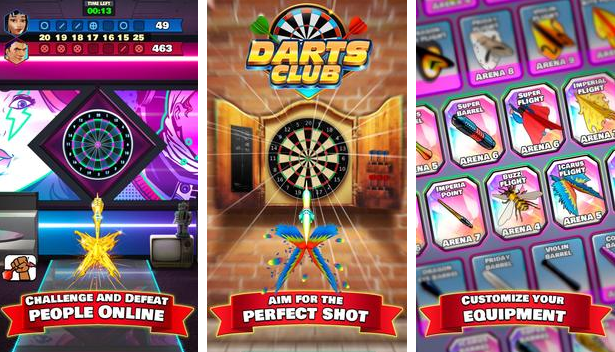 تحميل لعبة رمي السهام Darts Club Apk 2023 للاندرويد والايفون احدث اصدار مجانا
