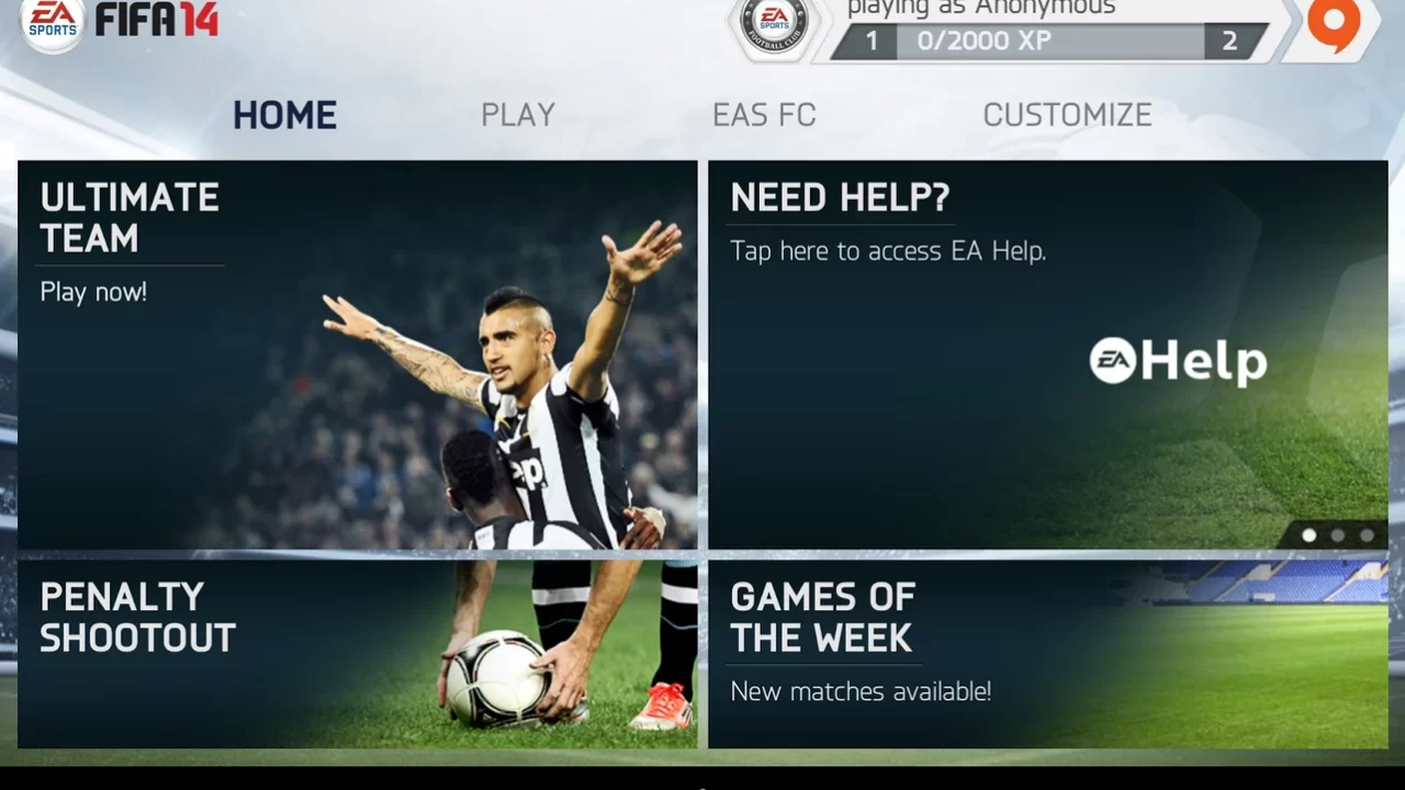 تحميل لعبة فيفا 14 موبايل FIFA 14 Mobile Apk للاندرويد مجانا احدث اصدار