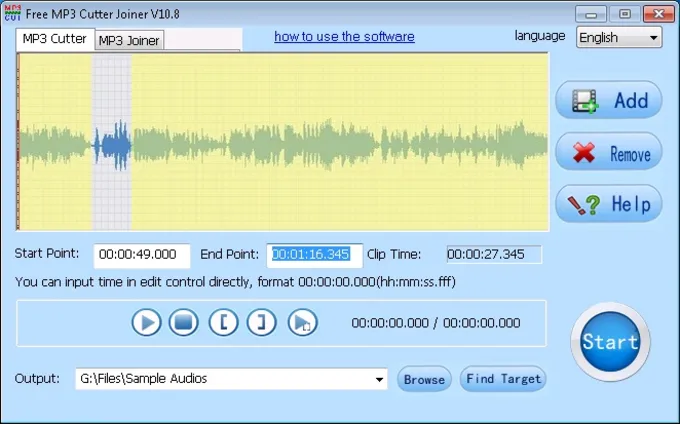 تحميل برنامج تقطيع الصوت Free MP3 Cutter 2023 للكمبيوتر مجانا برابط مباشر