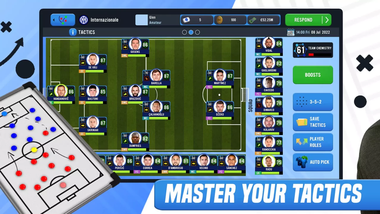 تحميل لعبة Soccer Manager 2023 football Apk للاندرويد والايفون احدث اصدار