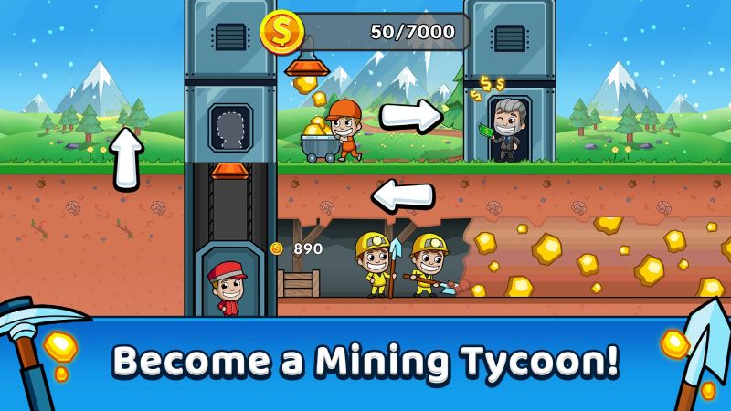 تحميل لعبة Idle Miner Tycoon مهكرة 2023 للاندرويد احدث اصدار