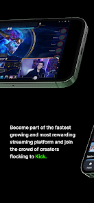 تحميل برنامج كيك لايف Kick: Live Streaming بث مباشر للألعاب للاندرويد والايفون 2023 اخر اصدار مجانا