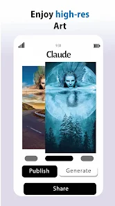 تحميل تطبيق كلود Claude 2 تصميم الصور بالذكاء الاصطناعي للاندرويد والايفون 2024 اخر اصدار مجانا